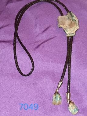 Black and Turquoise Bolo